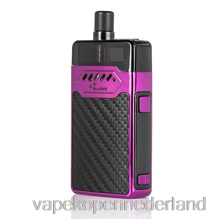 Elektronische Sigaret Vape Hellvape Grimm 30w Pod-systeem Paarse Koolstofvezel